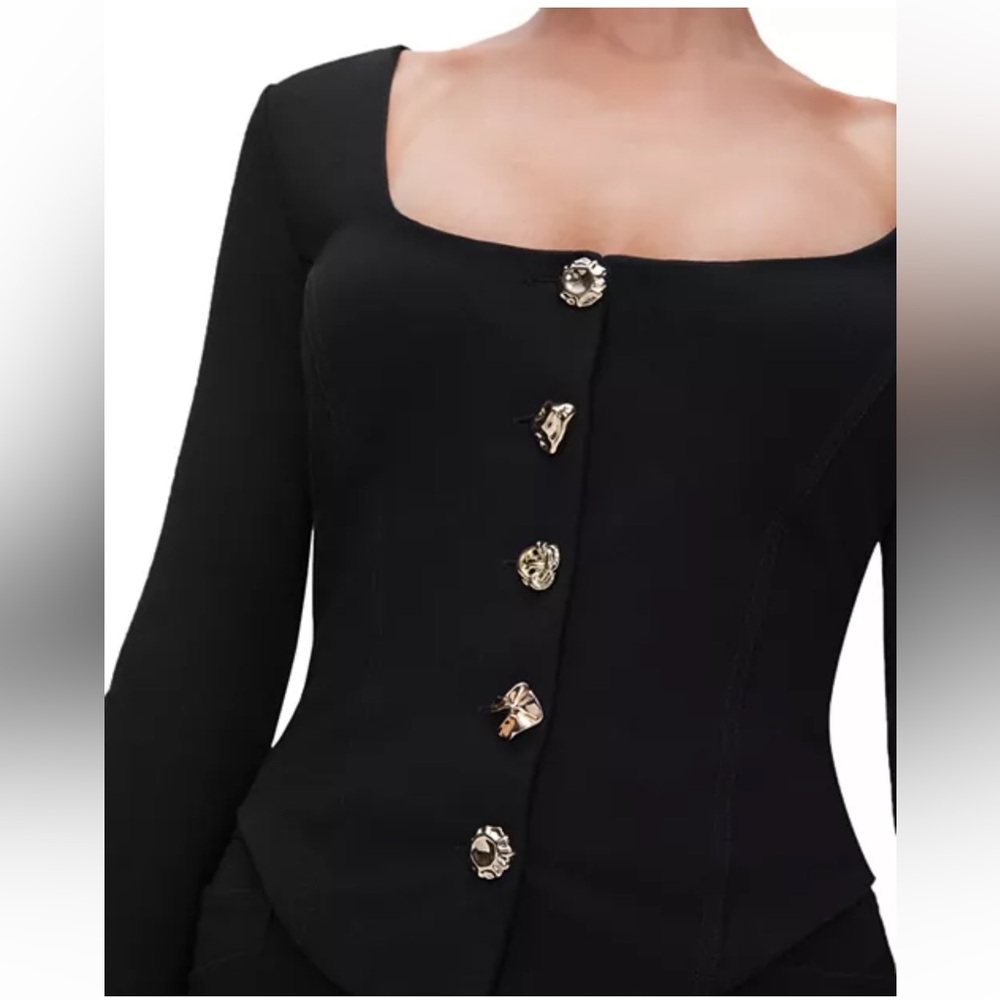 Good American Button Corset Top